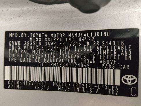 Used 2022 Toyota Corolla LE FWD image 33