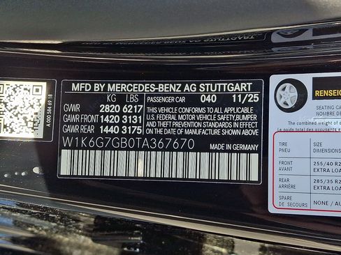 New 2026 Mercedes-Benz S 580 4MATIC Sedan image 18