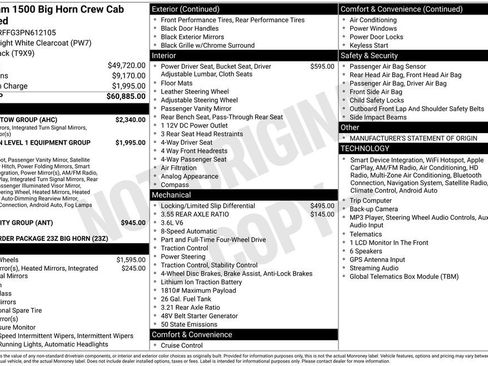 Used 2023 RAM 1500 Big Horn w/ Trailer Tow Group AWD/4WD image 38