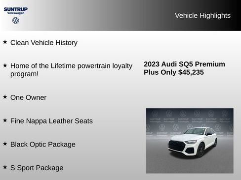 Used 2023 Audi SQ5 Premium Plus w/ Premium Plus Package AWD/4WD image 8
