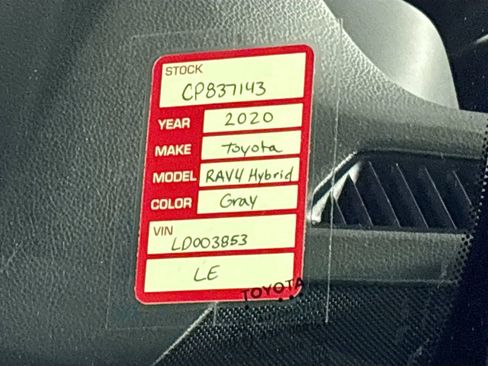 Used 2020 Toyota RAV4 LE w/ All Weather Liner Package AWD/4WD image 24