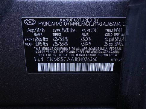 Used 2019 Hyundai Santa Fe Limited AWD/4WD image 47