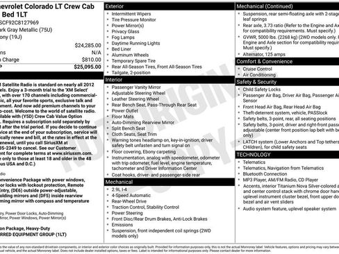 Used 2012 Chevrolet Colorado LT RWD image 3