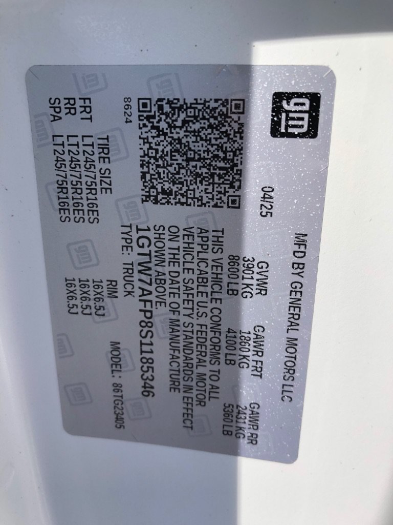 Used 2025 GMC Savana 2500 w/ Driver Convenience Package RWD image 35