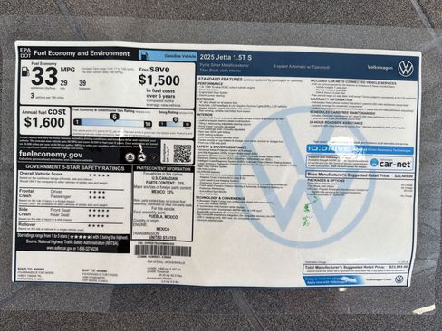 Used 2025 Volkswagen Jetta S FWD image 31