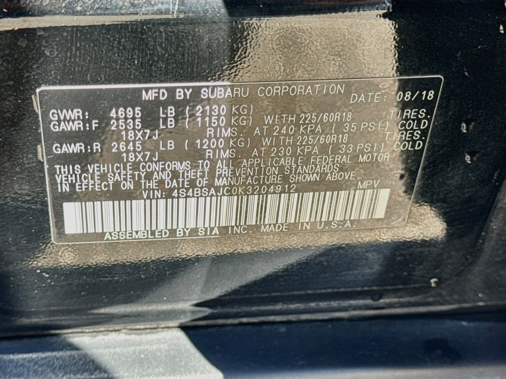 Used 2019 Subaru Outback 2.5i Limited AWD/4WD image 40
