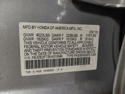 Used 2019 Acura ILX Technology Pkg image 33