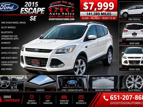 Used 2015 Ford Escape SE AWD/4WD image 1