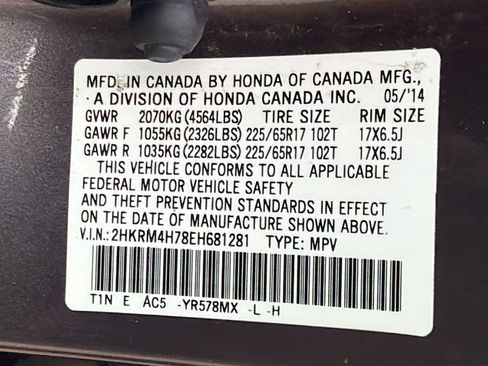 Used 2014 Honda CR-V EX-L image 12