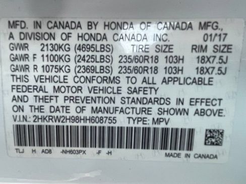 Used 2017 Honda CR-V Touring image 30