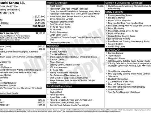 Used 2023 Hyundai Sonata SEL w/ Convenience Package FWD image 41