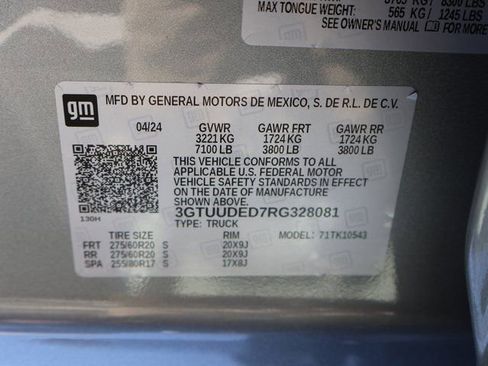 Certified 2024 GMC Sierra 1500 SLT w/ SLT Premium Plus Package AWD/4WD image 49