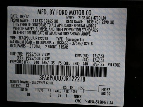 Used 2018 Ford Fusion S image 38