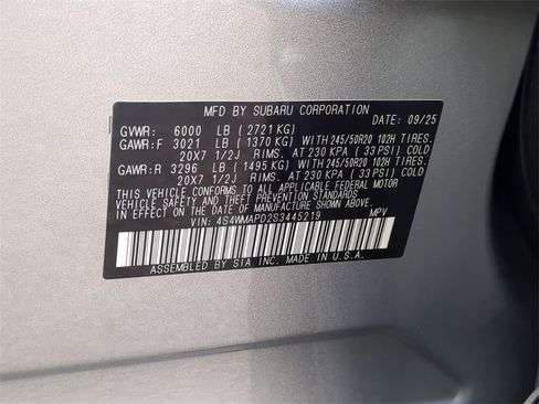 New 2025 Subaru Ascent Limited image 35