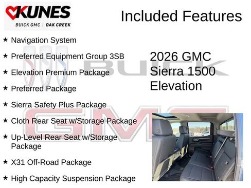 New 2026 GMC Sierra 1500 Elevation w/ Elevation Premium Package image 2
