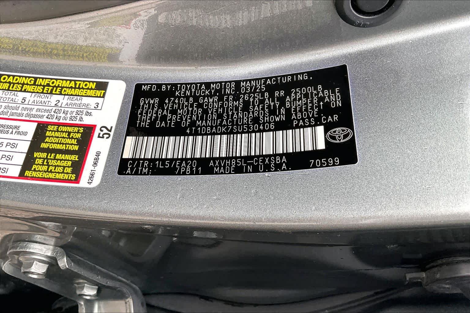 Used 2025 Toyota Camry SE w/ Convenience Package AWD/4WD image 33