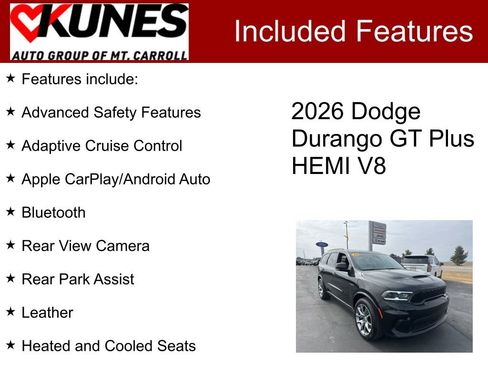 New 2026 Dodge Durango GT image 3