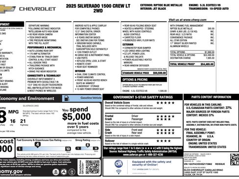 Used 2025 Chevrolet Silverado 1500 LT RWD image 4