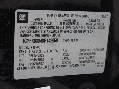 Used 2008 Cadillac Escalade AWD image 28