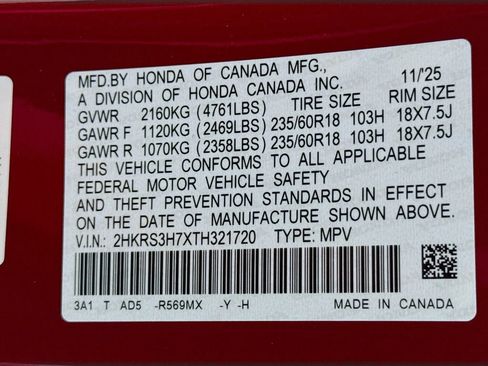 New 2026 Honda CR-V EX-L image 32