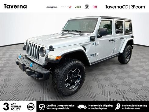 Used 2023 Jeep Wrangler Unlimited Rubicon 4xe w/ Steel Bumper Group AWD/4WD image 1