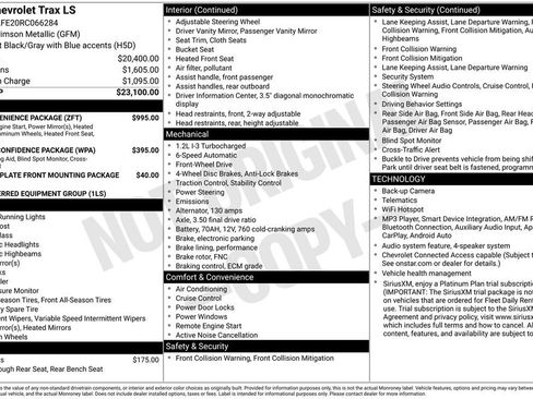 Used 2024 Chevrolet Trax LS w/ LS Convenience Package FWD image 3