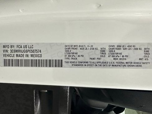 Used 2023 RAM ProMaster 3500 FWD image 11