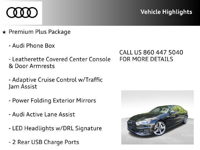Used 2021 Audi A4 2.0T Premium Plus w/ Premium Plus Package AWD/4WD image 30