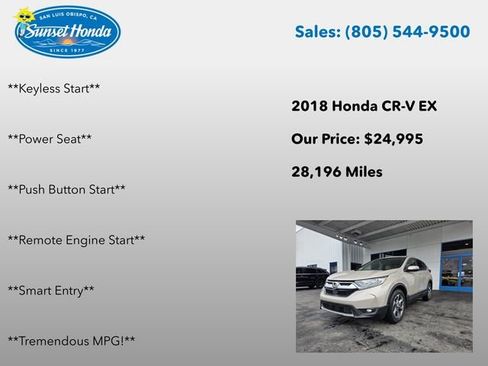 Used 2018 Honda CR-V EX image 8