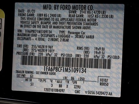 Used 2021 Ford Mustang GT Premium w/ GT Performance Package image 18