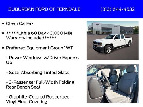Used 2018 Chevrolet Silverado 1500 W/T AWD/4WD image 4