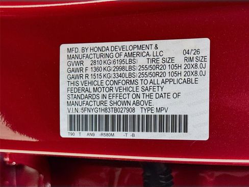 New 2026 Honda Pilot Elite image 33