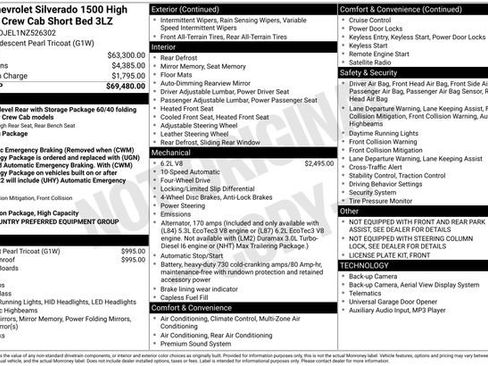 Used 2022 Chevrolet Silverado 1500 High Country image 2