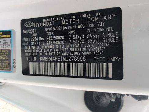 Used 2021 Hyundai Palisade SEL w/ Premium Package FWD image 32