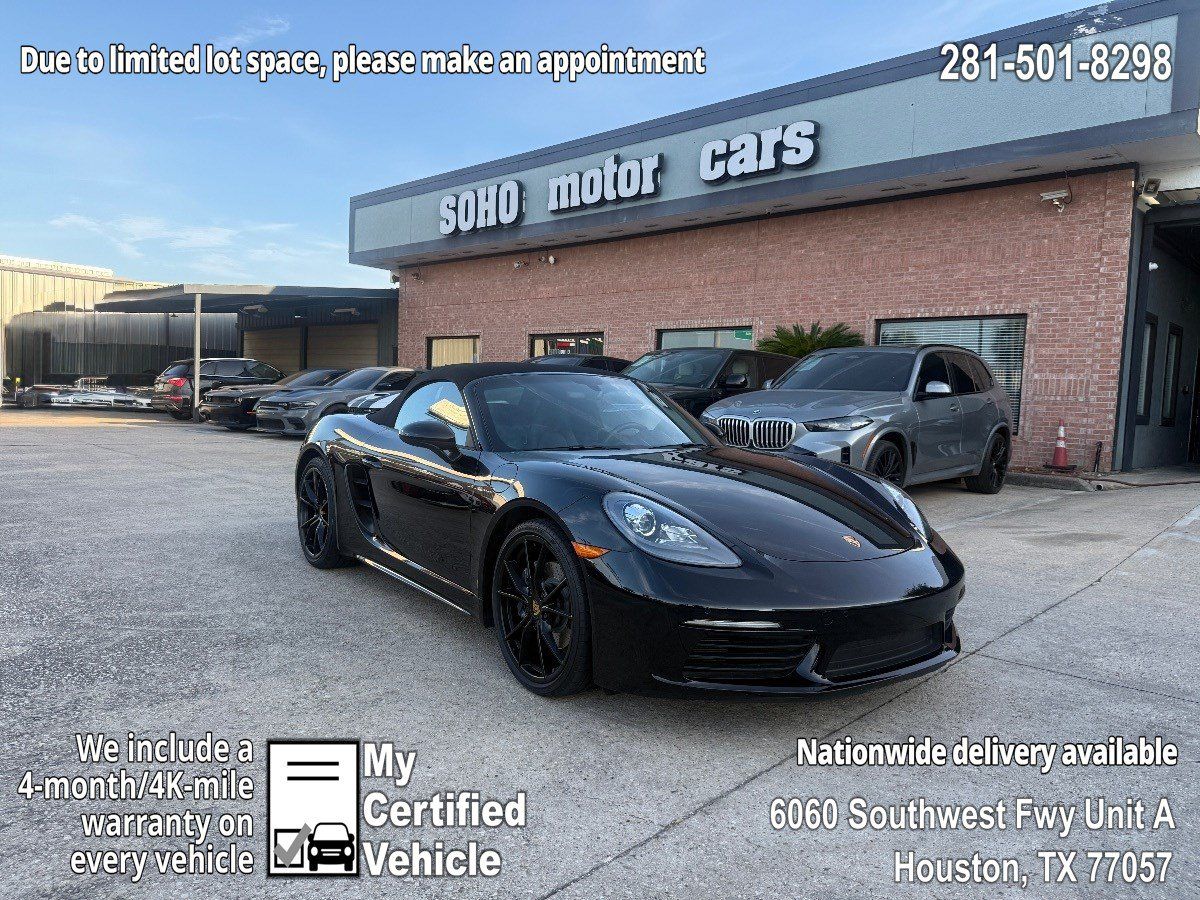 Used 2018 Porsche 718 Boxster RWD image 1