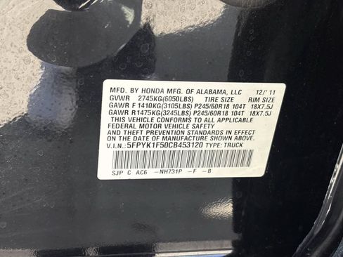 Used 2012 Honda Ridgeline RTL image 27