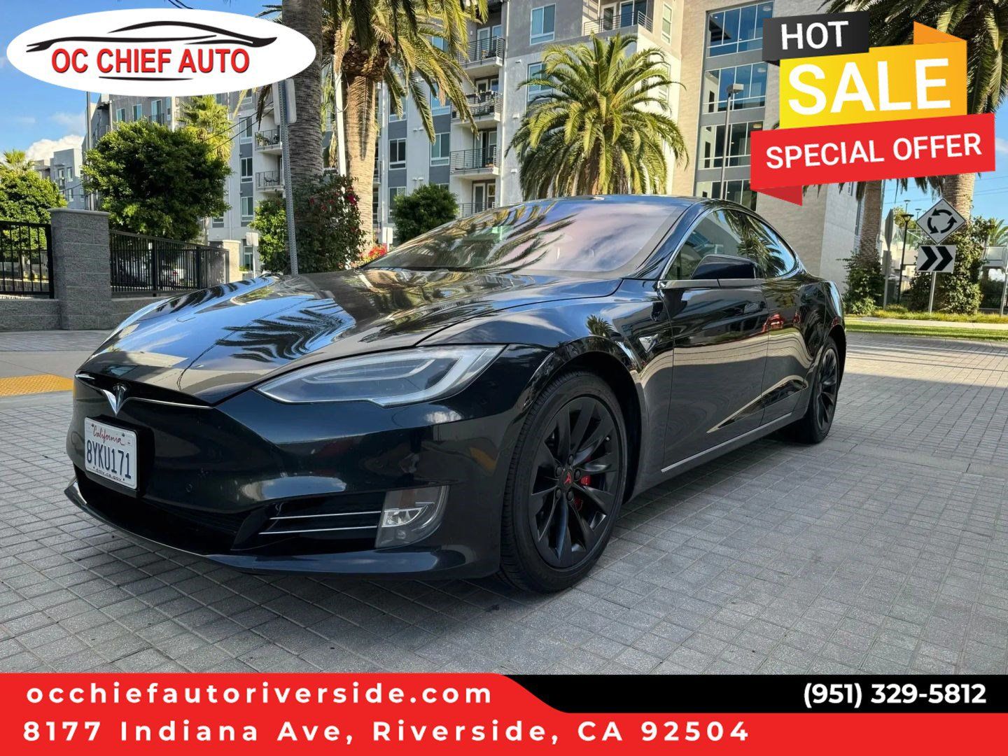 Used 2018 Tesla Model S 75D AWD/4WD image 1