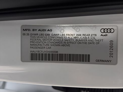 Certified 2025 Audi A5 2.0T Premium w/ Convenience Package AWD/4WD image 27