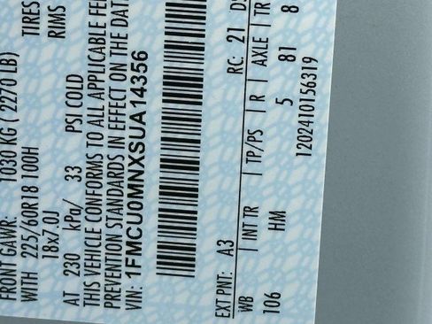 New 2025 Ford Escape Active w/ Tech Pack #1 image 40