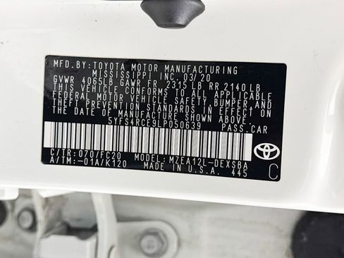 Used 2020 Toyota Corolla SE w/ Carpet Mat Package (TMS) image 35