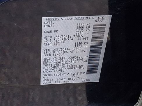 Used 2022 Nissan Pathfinder SV w/ SV Premium Package image 26