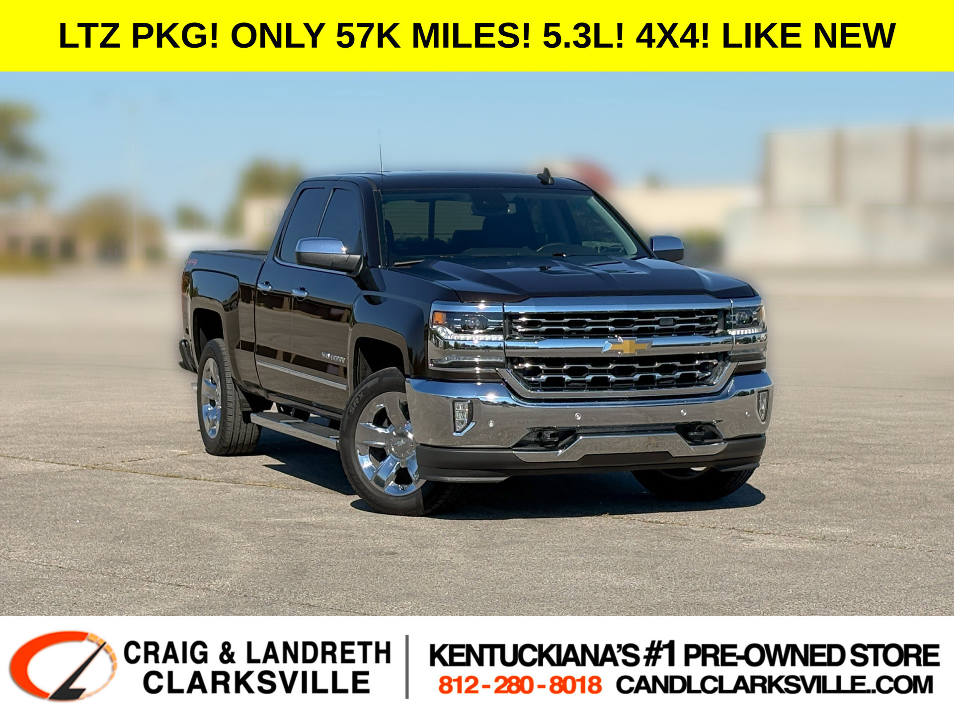 Used 2018 Chevrolet Silverado 1500 LTZ w/ Sport Package AWD/4WD image 1
