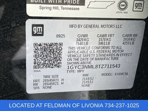 Used 2026 Cadillac Vistiq Sport w/ LPO, Floor Liner Package AWD/4WD image 34