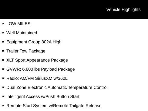 Used 2022 Ford F150 XLT w/ Equipment Group 302A High image 4
