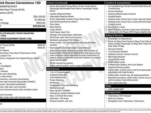 Used 2015 Buick Encore Convenience image 25