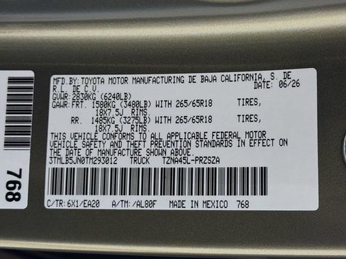 New 2026 Toyota Tacoma TRD Off-Road AWD/4WD image 28