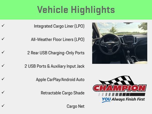 Used 2020 Chevrolet Equinox LT w/ LPO, Floor Liner Package FWD image 18