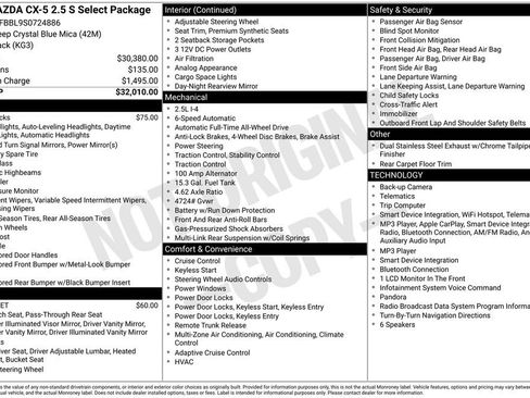 Certified 2025 MAZDA CX-5 AWD 2.5 S w/ Select Package image 4