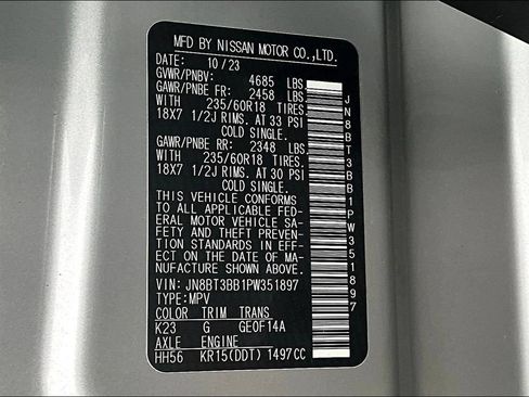 Certified 2023 Nissan Rogue SV AWD/4WD image 19