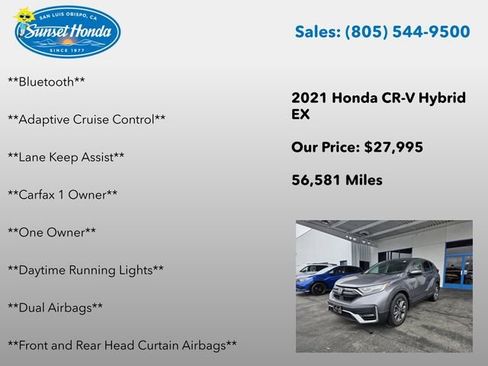 Used 2021 Honda CR-V EX image 7